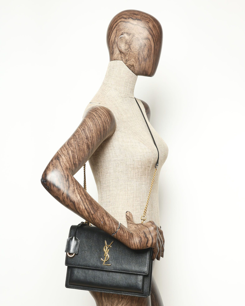 Saint Laurent Medium Sunset Top Handle Bag