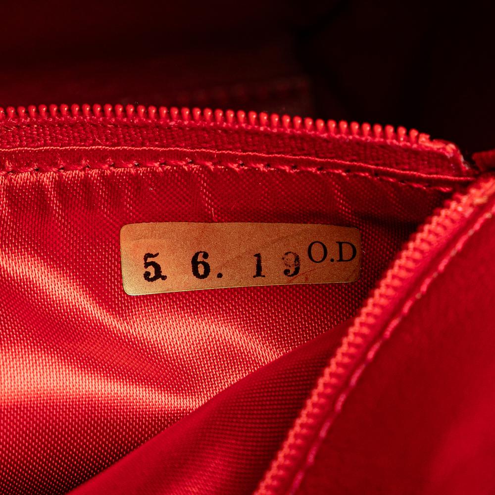 Chanel B Chanel Red Calf Leather CC Quilted Caviar Chain Camera Bag Italy