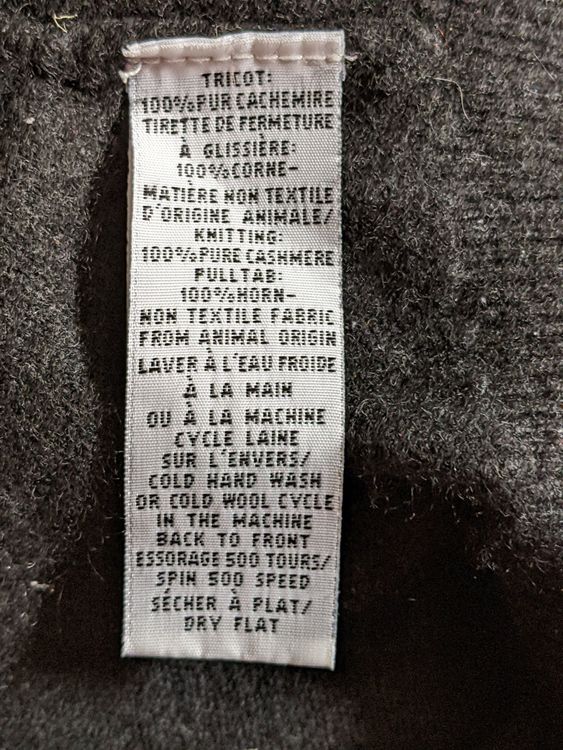 Eric Bompard Black hoodie 100% cashmere M-L