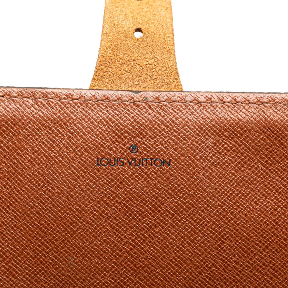 Louis Vuitton B Louis Vuitton Brown Monogram Canvas Canvas Monogram Cartouchiere MM France