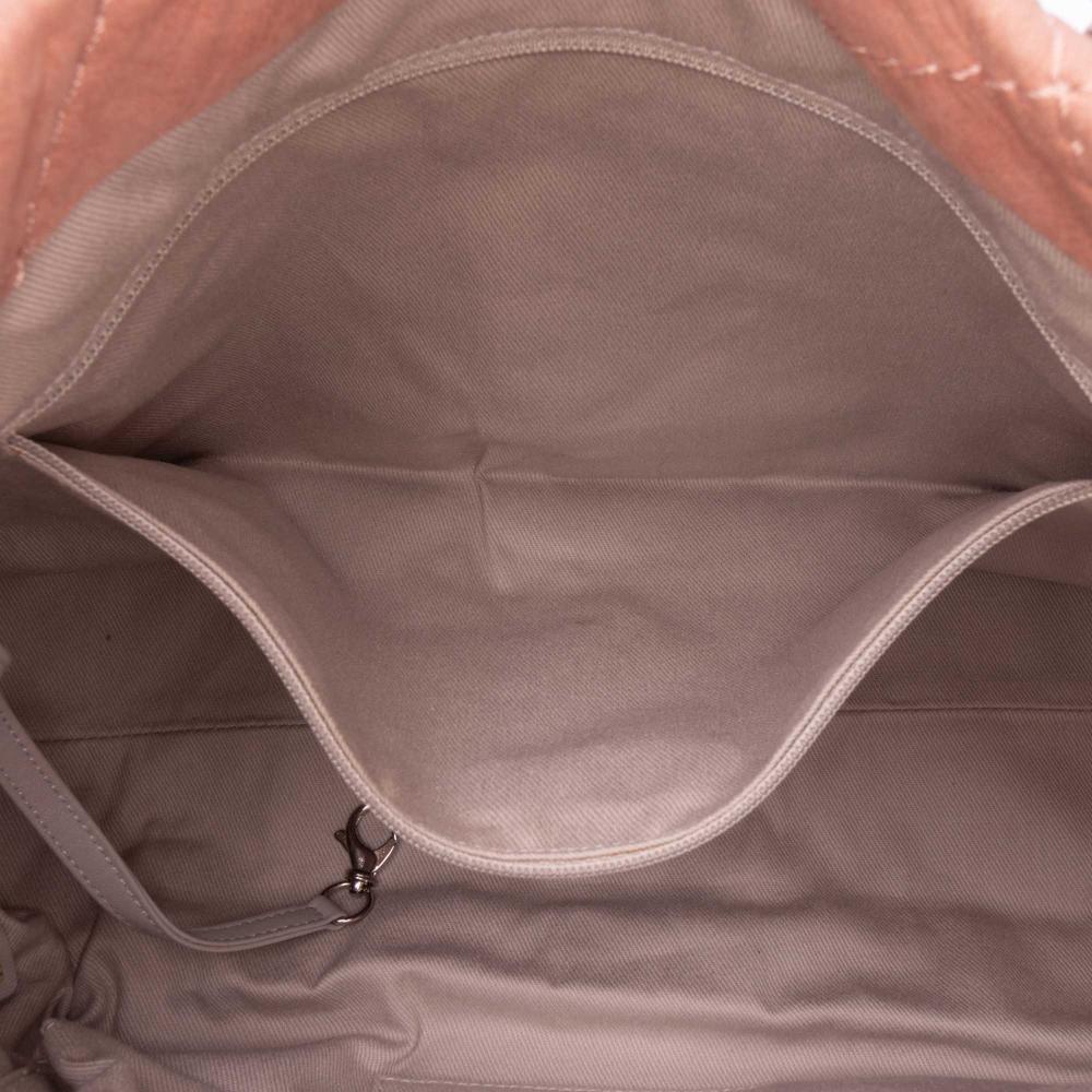 Chanel B Chanel Brown Nude Calf Leather Small Iridescent skin Sea Hit Tote Italy