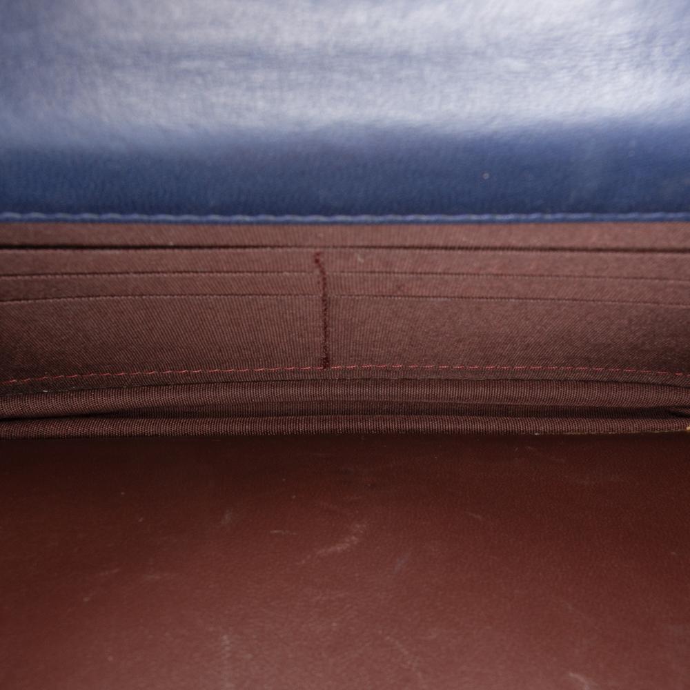 Chanel B Chanel Blue Navy Lambskin Leather Leather Lambskin Trendy CC Wallet On Chain Italy