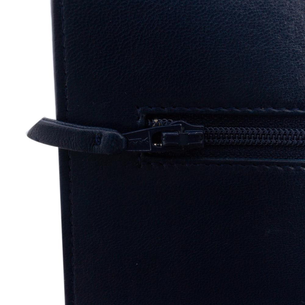 Chanel B Chanel Blue Navy Lambskin Leather Leather Lambskin Trendy CC Wallet On Chain Italy