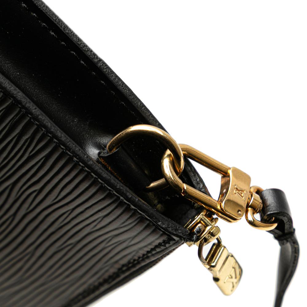 Louis Vuitton B Louis Vuitton Black Epi Leather Leather Epi Pochette Accessoires France