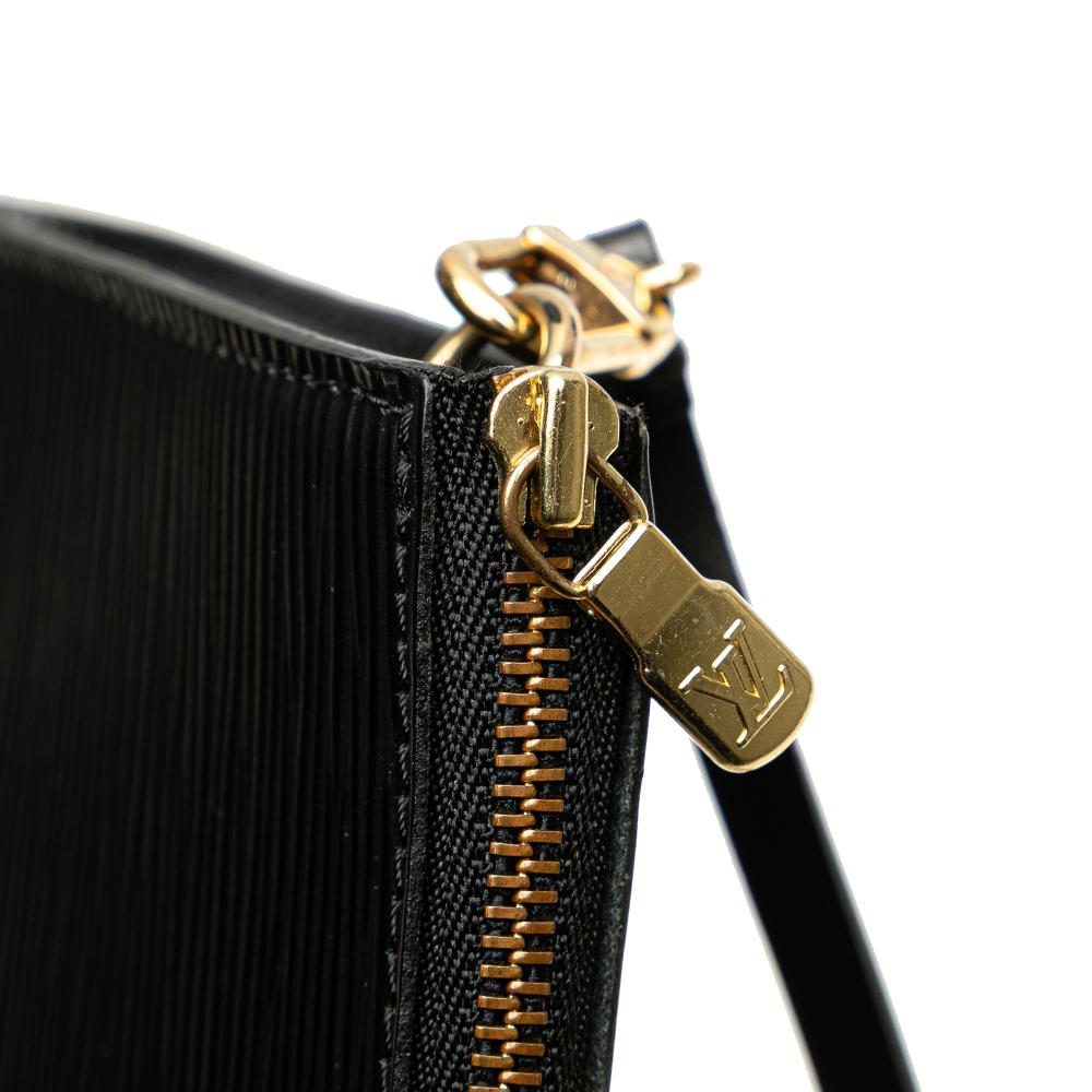 Louis Vuitton B Louis Vuitton Black Epi Leather Leather Epi Pochette Accessoires France
