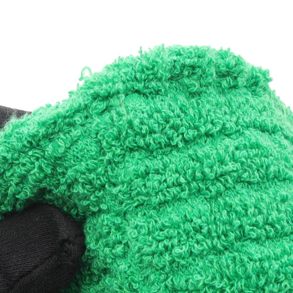 Bottega Veneta AB Bottega Veneta Green Cotton Fabric Terry Cloth Shopping Tote Italy