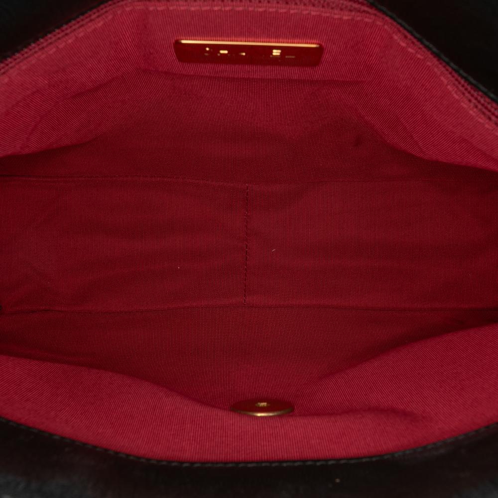 Chanel B Chanel Black Lambskin Leather Leather Large Lambskin 19 Flap Italy