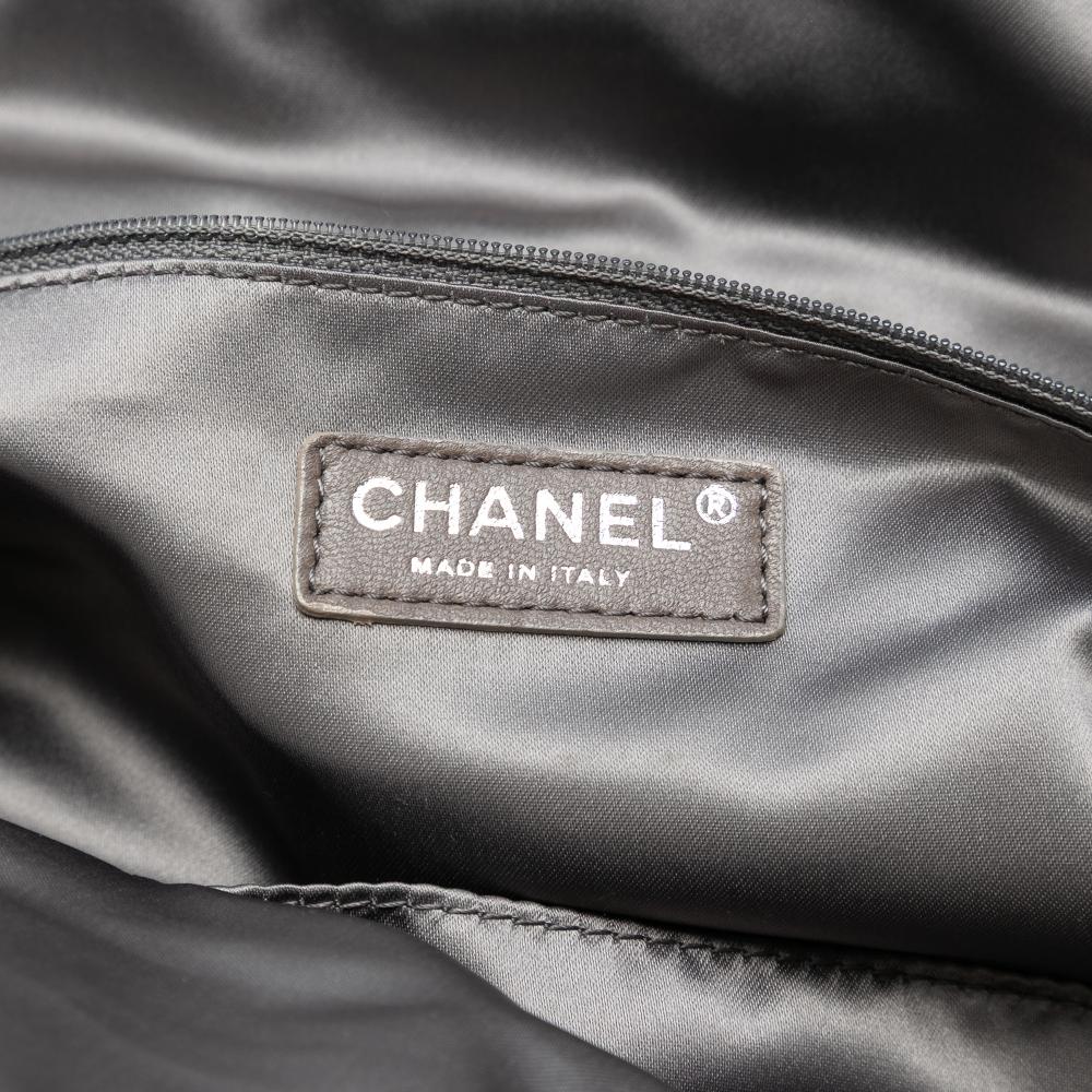 Chanel B Chanel Blue Navy Calf Leather skin Lady Braid Shoulder Bag Italy