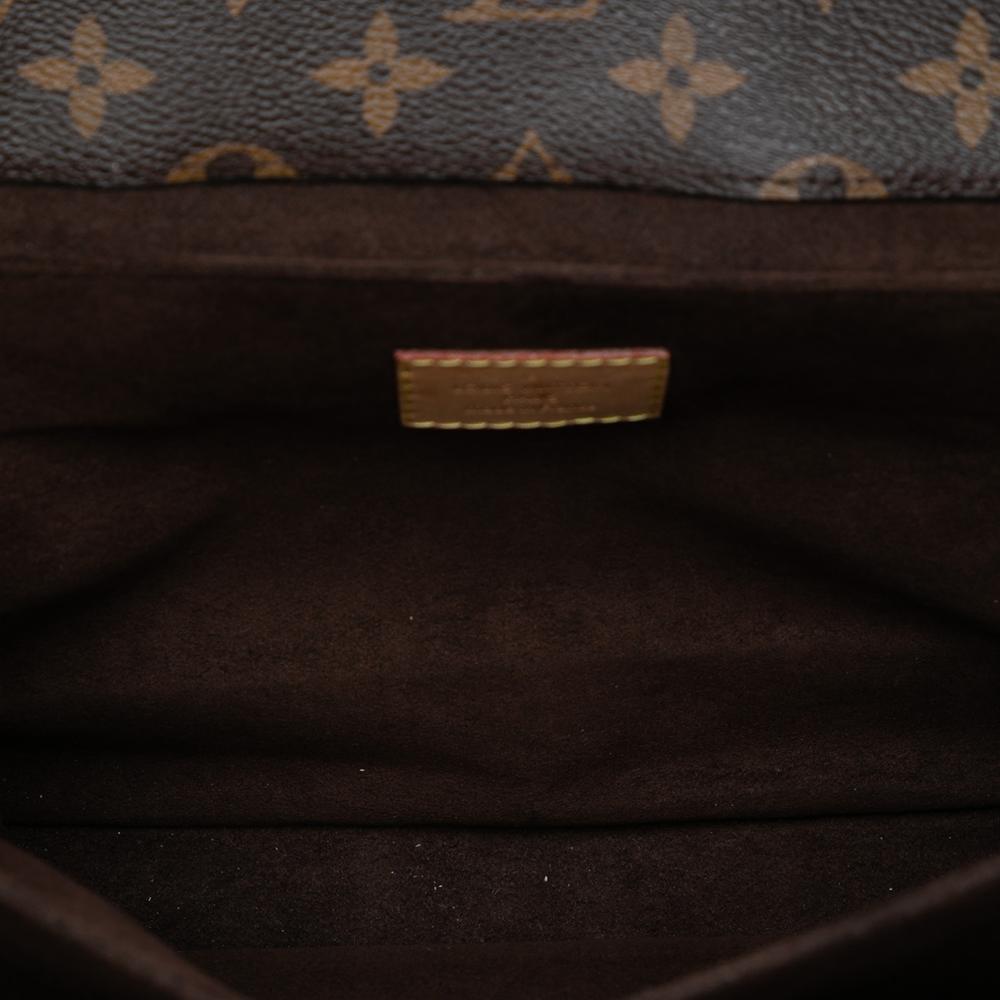 Louis Vuitton B Louis Vuitton Brown Monogram Canvas Fabric Monogram Pochette Metis France