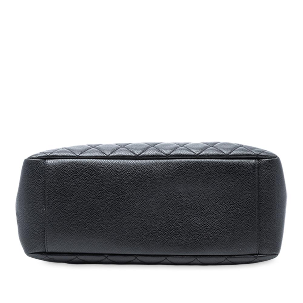 Chanel B Chanel Black Caviar Leather Leather Caviar Grand Shopping Tote Italy