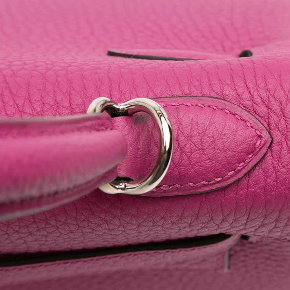 Hermès AB Hermès Pink Calf Leather Togo Kelly II Retourne 25 France