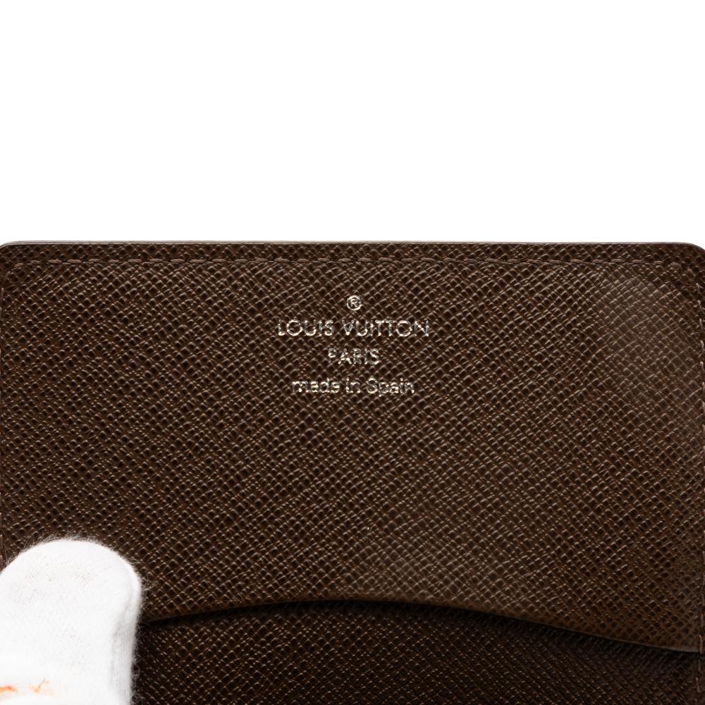 Louis Vuitton AB Louis Vuitton Brown Dark Brown Taiga Leather Leather Taiga Business Card Holder Spain
