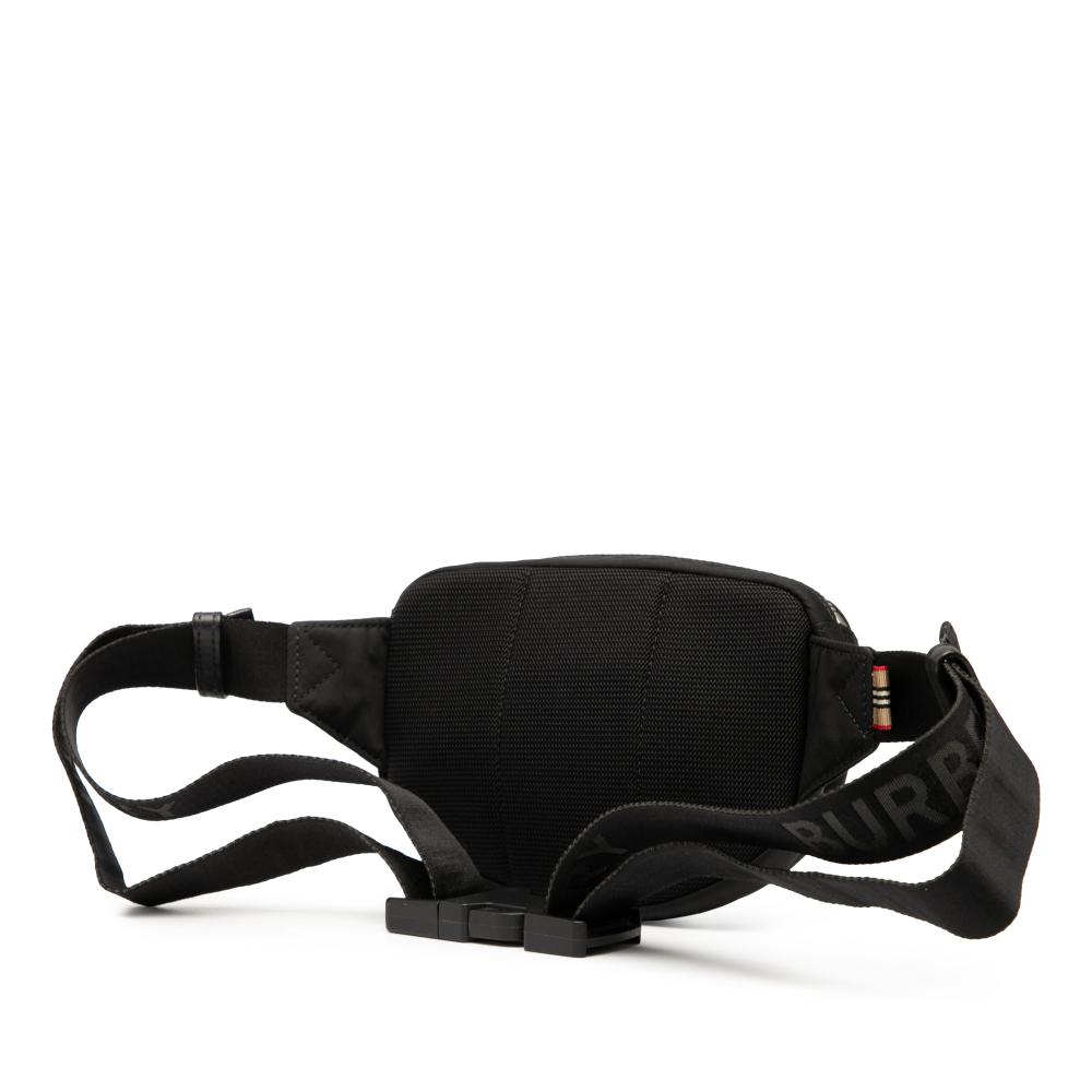 Burberry B Burberry Black Nylon Fabric Logo Cannon Belt Bag China