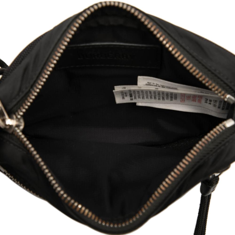 Burberry B Burberry Black Nylon Fabric Logo Cannon Belt Bag China