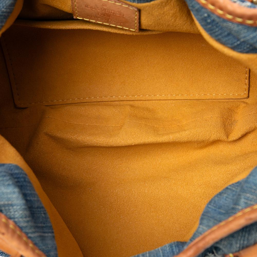 Louis Vuitton B Louis Vuitton Blue Denim Fabric Monogram Pleaty France