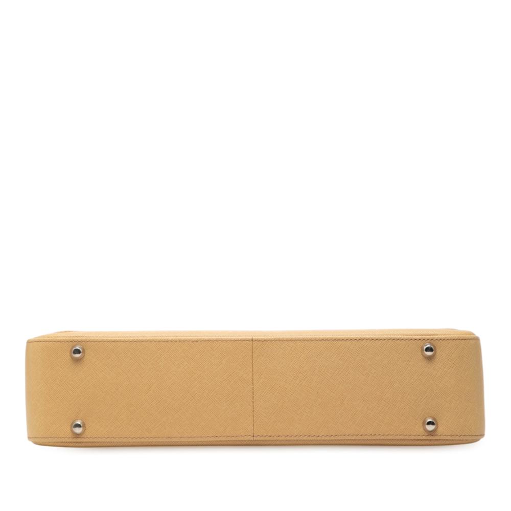 Burberry B Burberry Brown Beige Calf Leather Flap Shoulder Bag United Kingdom