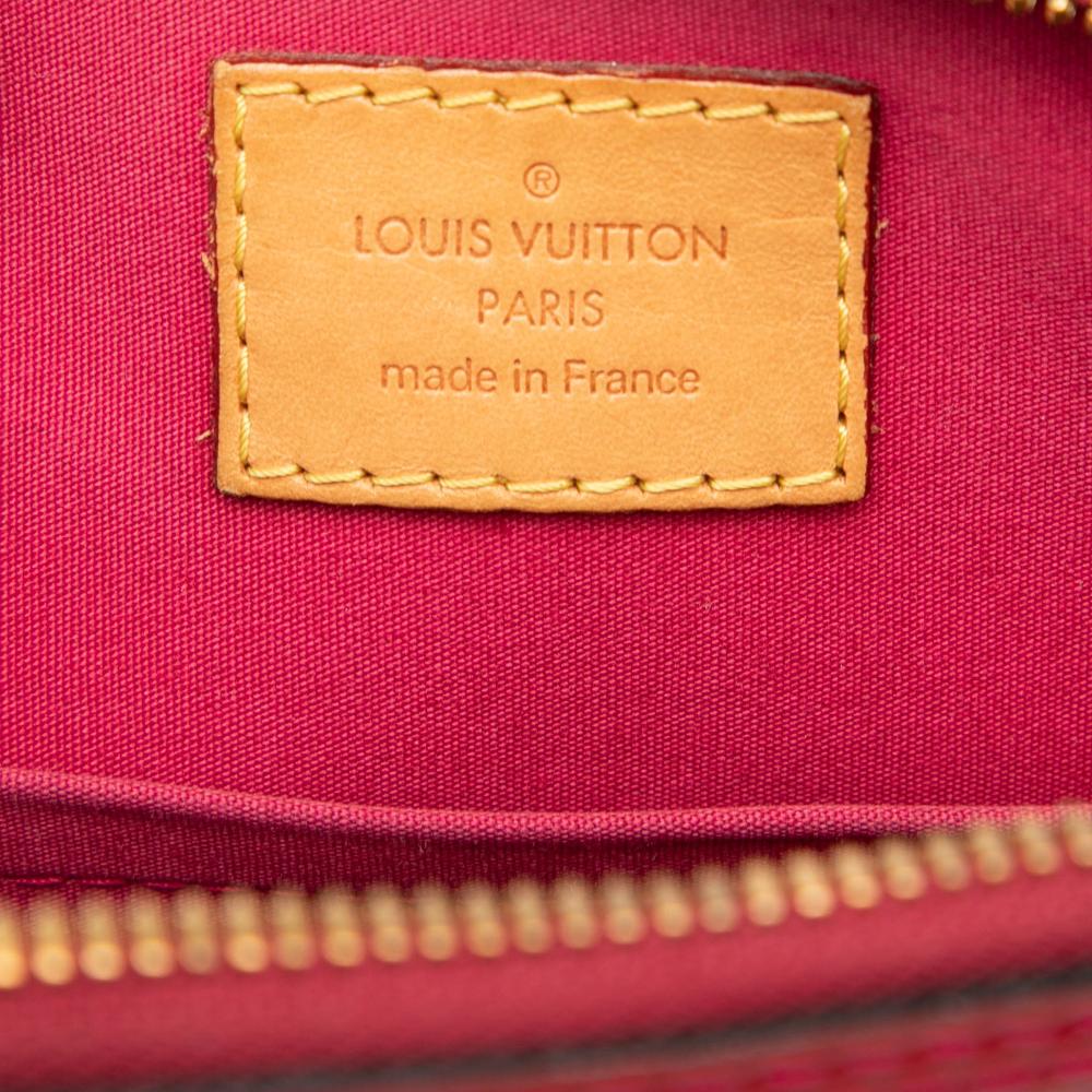 Louis Vuitton AB Louis Vuitton Red Vernis Leather Leather Monogram Vernis Alma BB France