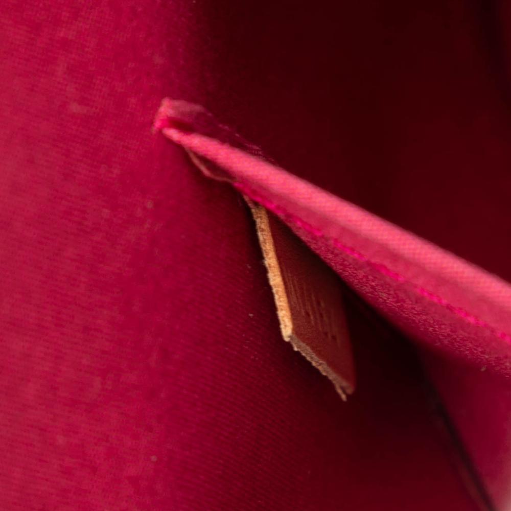 Louis Vuitton AB Louis Vuitton Red Vernis Leather Leather Monogram Vernis Alma BB France