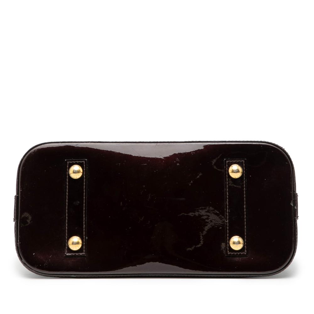 Louis Vuitton B Louis Vuitton Purple Vernis Leather Leather Monogram Vernis Alma PM France