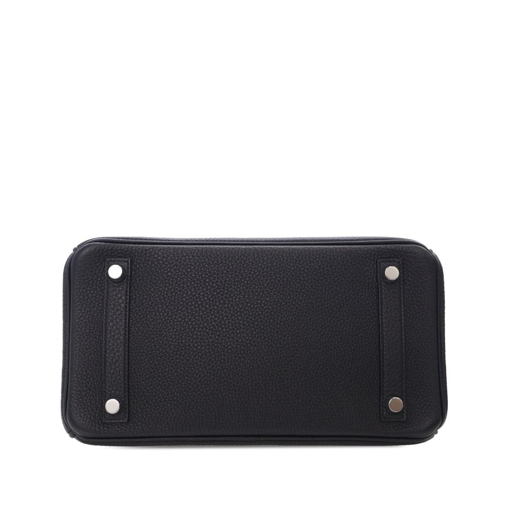 Hermès AB Hermès Black Calf Leather Togo Birkin Retourne 25 France