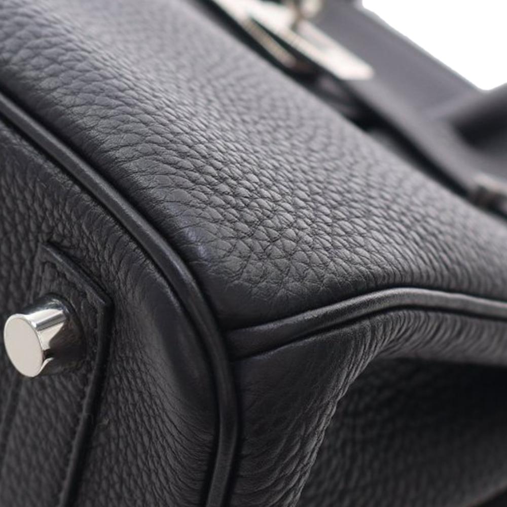 Hermès AB Hermès Black Calf Leather Togo Birkin Retourne 25 France