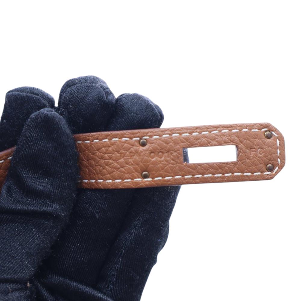 Hermès AB Hermès Brown Calf Leather Togo Birkin Retourne 30 France