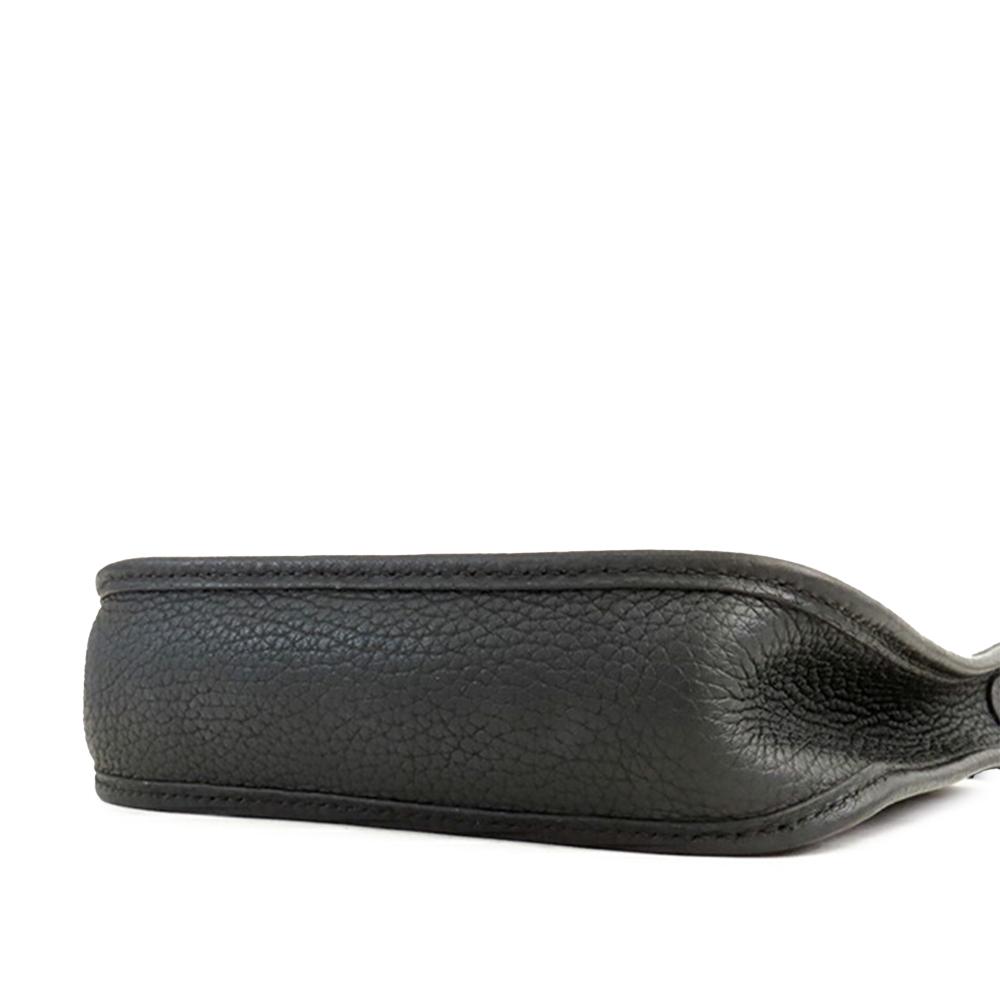 Hermès AB Hermès Black Calf Leather Clemence Evelyne TPM 16 France