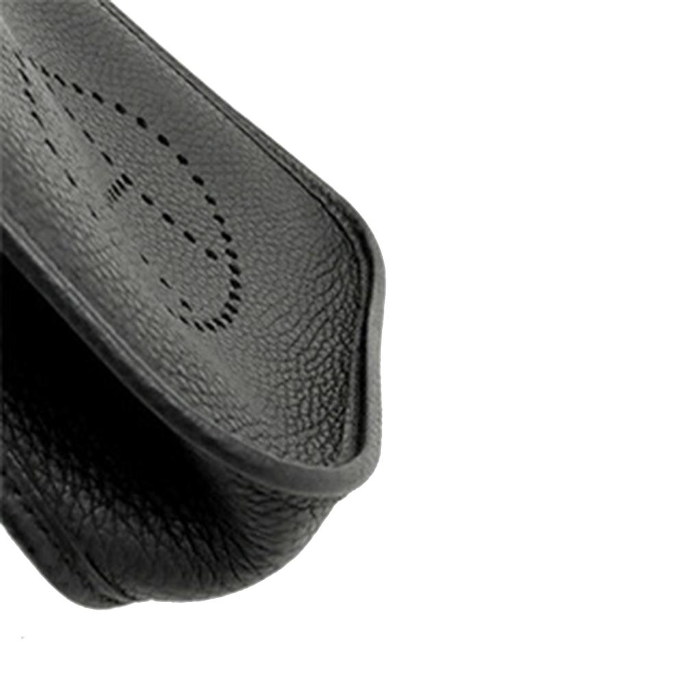 Hermès AB Hermès Black Calf Leather Clemence Evelyne TPM 16 France