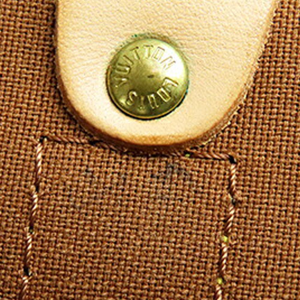Louis Vuitton B Louis Vuitton Brown Monogram Canvas Fabric Monogram Keepall Bandouliere 55 France