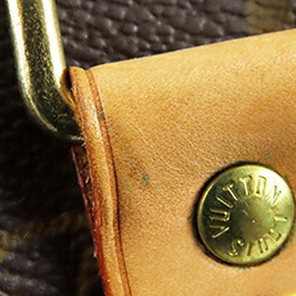 Louis Vuitton B Louis Vuitton Brown Monogram Canvas Fabric Monogram Keepall Bandouliere 55 France