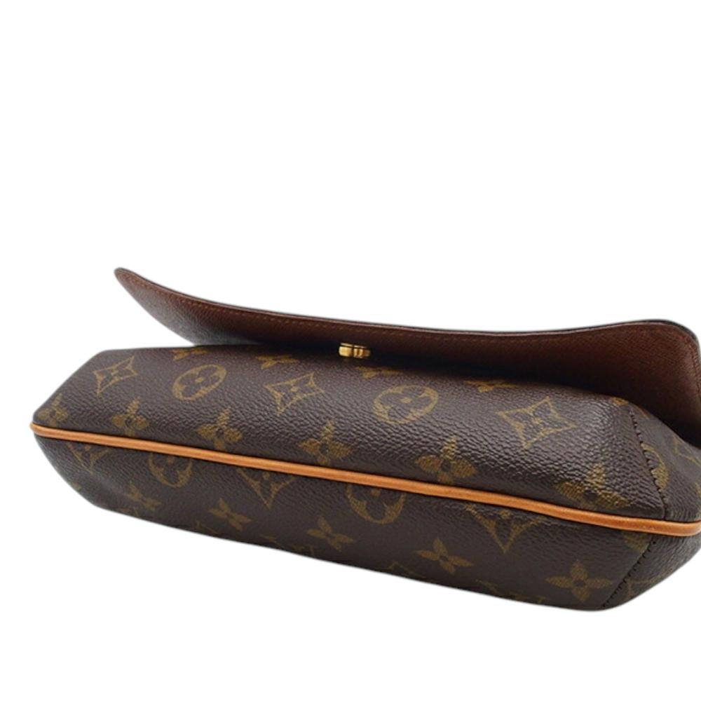Louis Vuitton AB Louis Vuitton Brown Monogram Canvas Fabric Monogram Musette Tango Short Strap Spain
