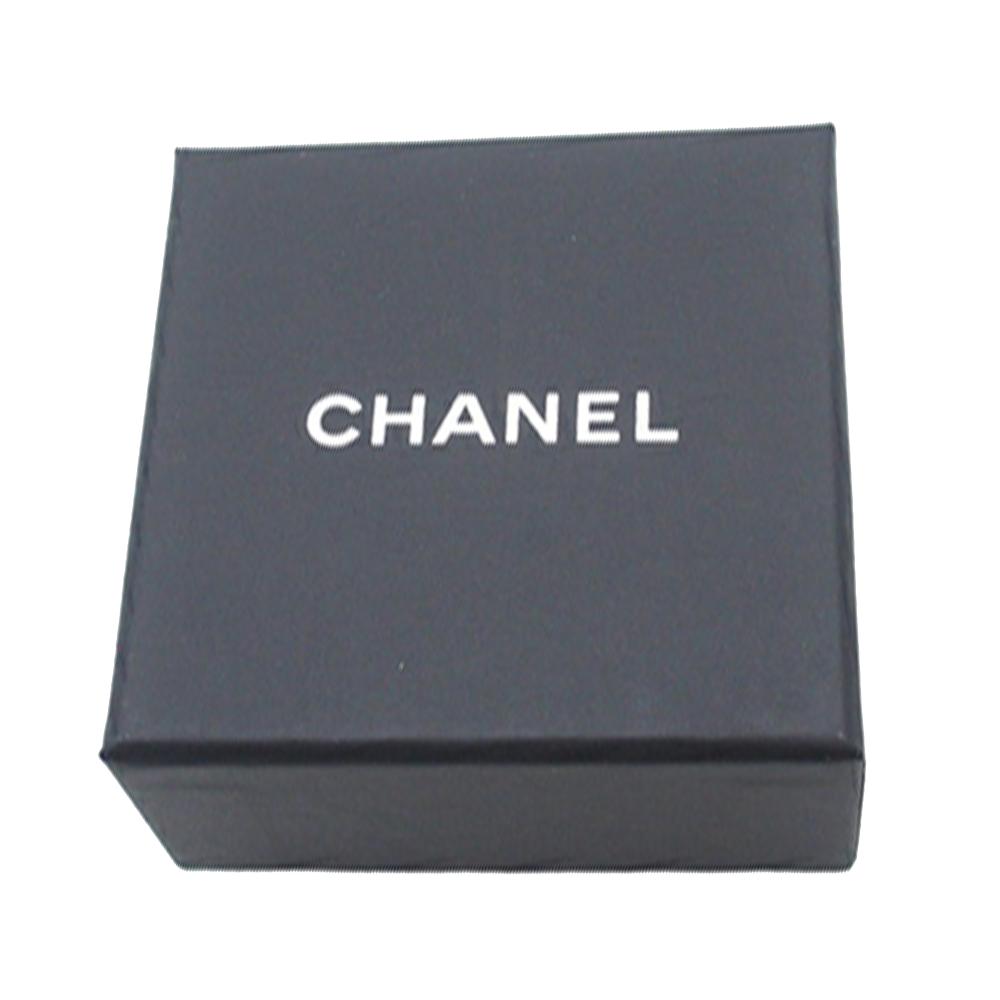 Chanel Gold Gold Plated Rhinestone CC Star No.5 Bijoux Swing Push Back Earrings France