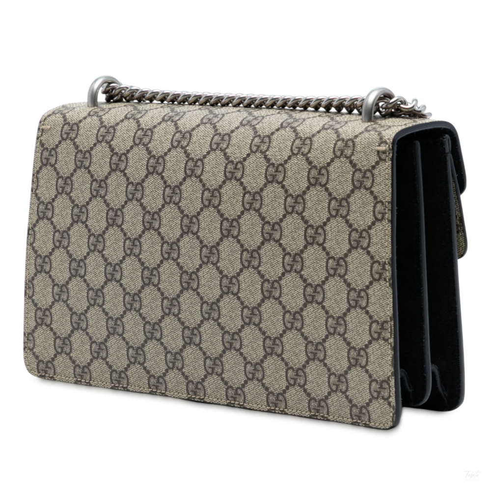 Gucci Dionysus Medium Canvas Flap Handbag GG Supreme