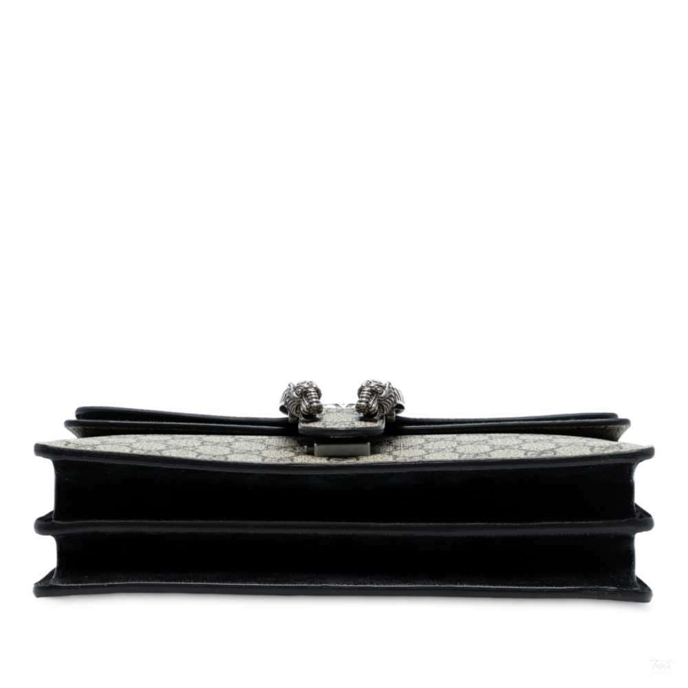 Gucci Dionysus Medium Canvas Flap Handbag GG Supreme