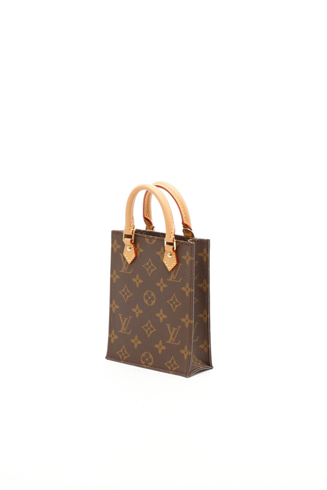 Louis Vuitton Monogram Petit Sac Plat Bag