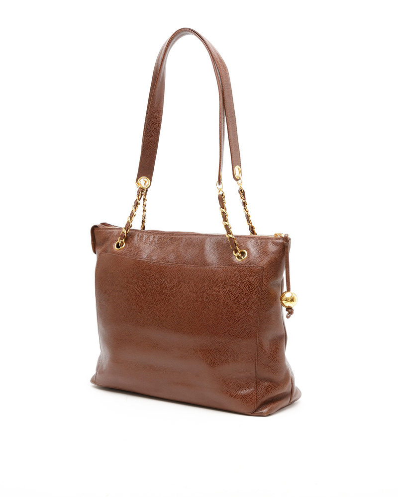 Chanel CC Caviar Tote Bag