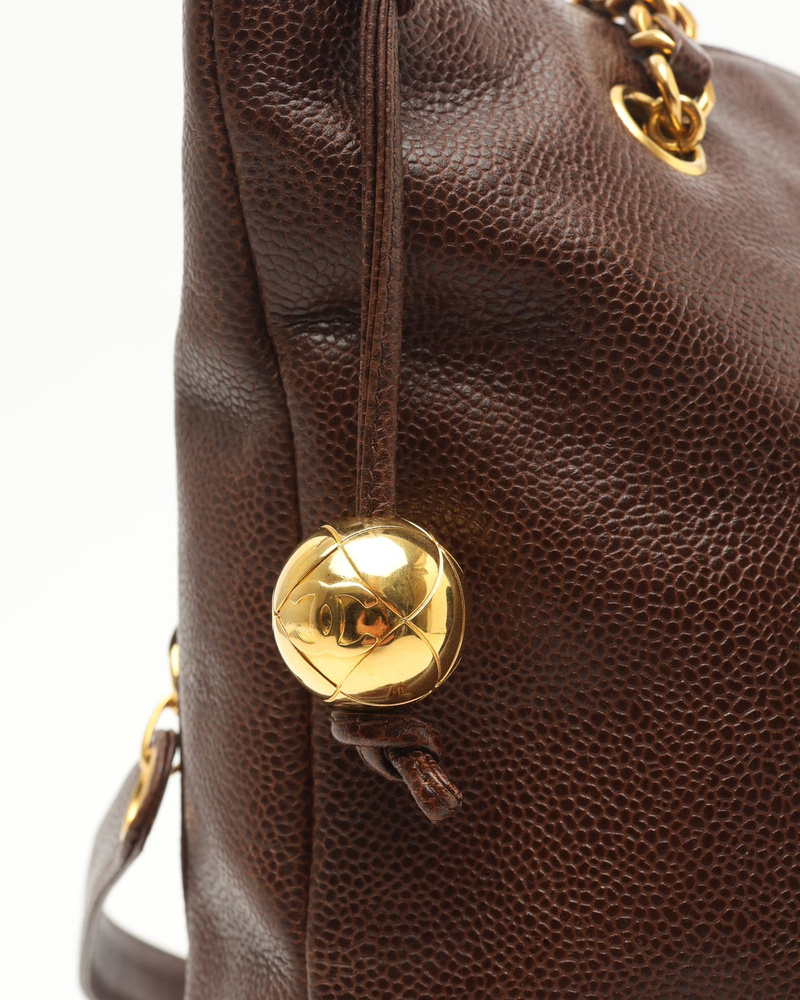 Chanel CC Caviar Tote Bag