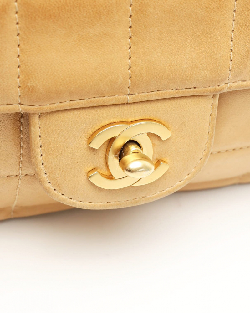 Chanel East West Chocolate Bar Bag