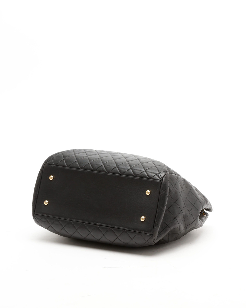 Chanel CC Lock Drawstring Bucket Bag