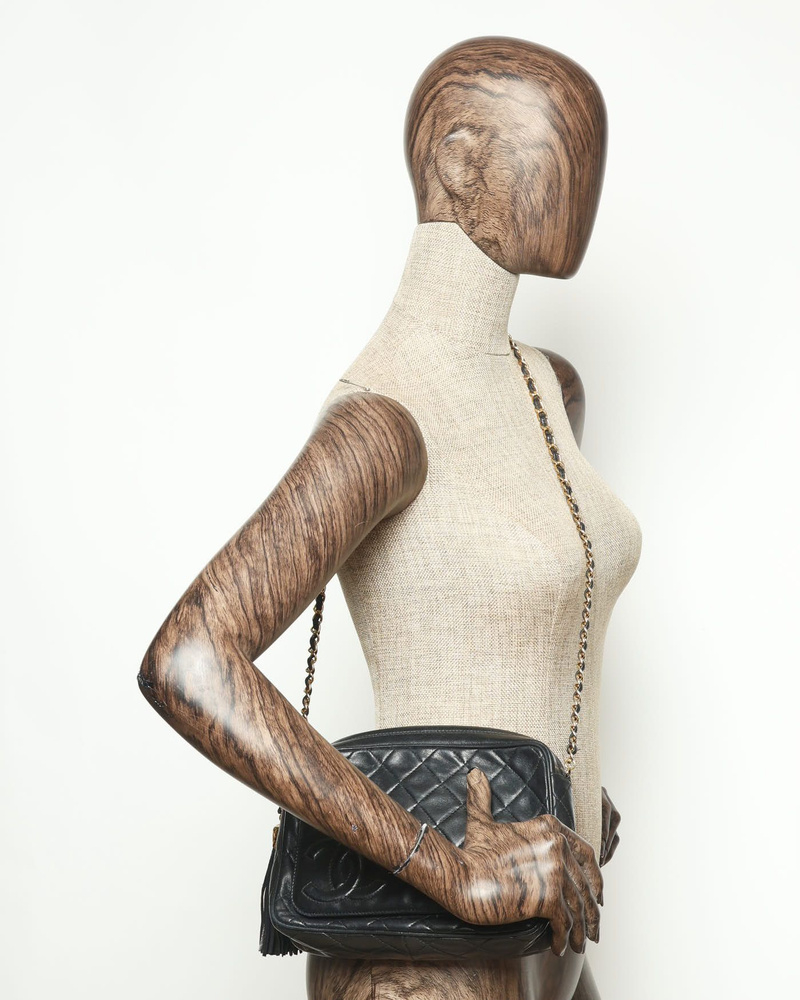 Chanel CC Camera Fringe Bag