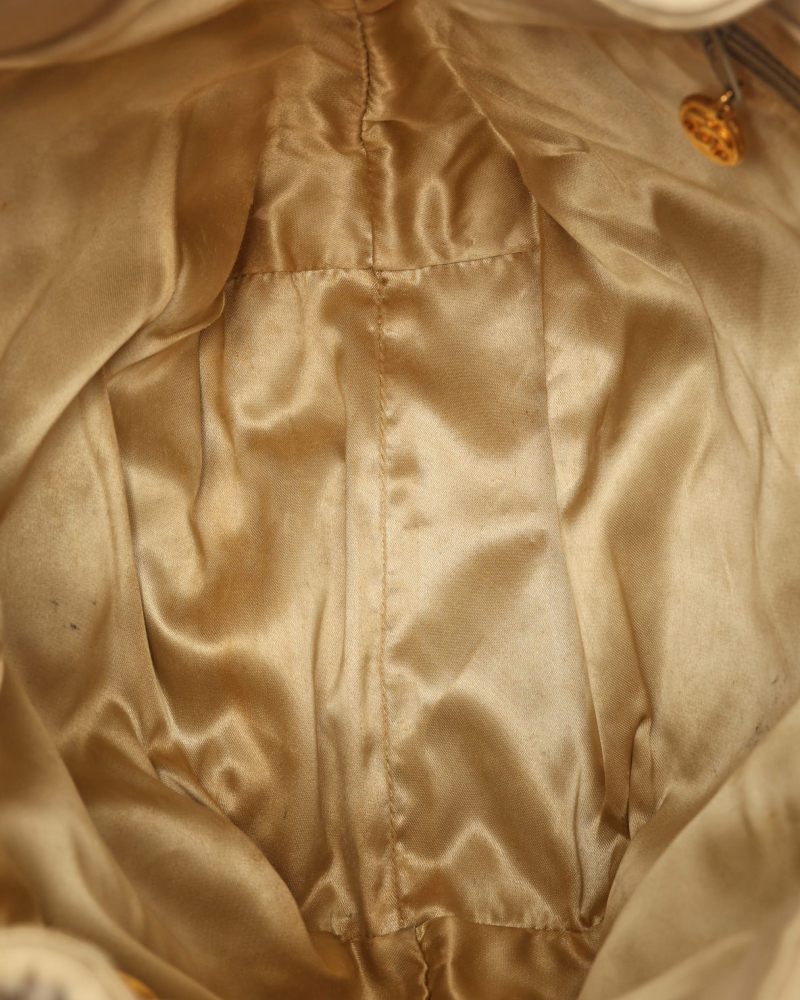 Chanel CC Raffia Bucket Bag