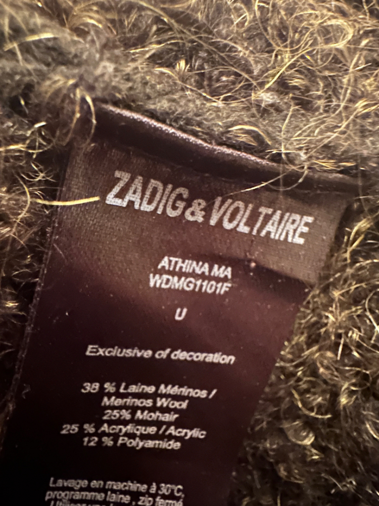 Zadig & Voltaire Grüner Pullover Einheitsgröße