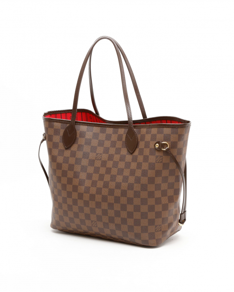 Louis Vuitton Damier Ebene Neverfull MM Tote Bag