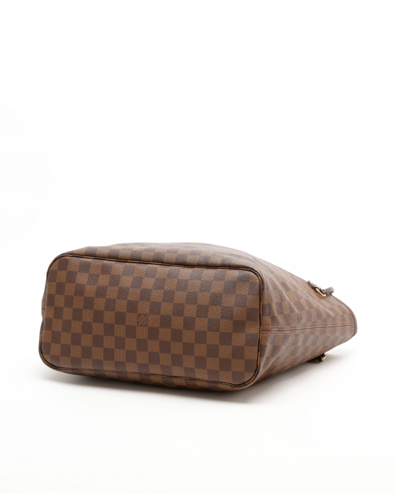 Louis Vuitton Damier Ebene Neverfull MM Tote Bag