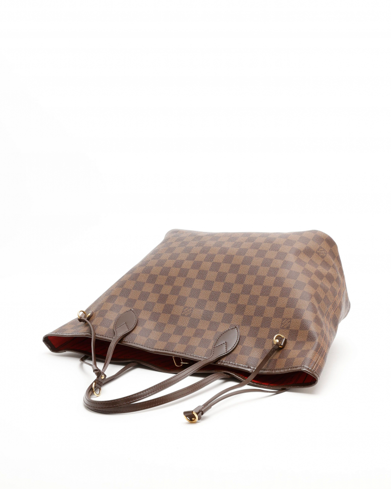 Louis Vuitton Damier Ebene Neverfull MM Tote Bag