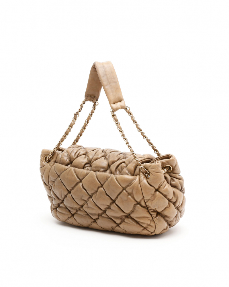 Chanel Bubble Quilt Accordian Flap Bag