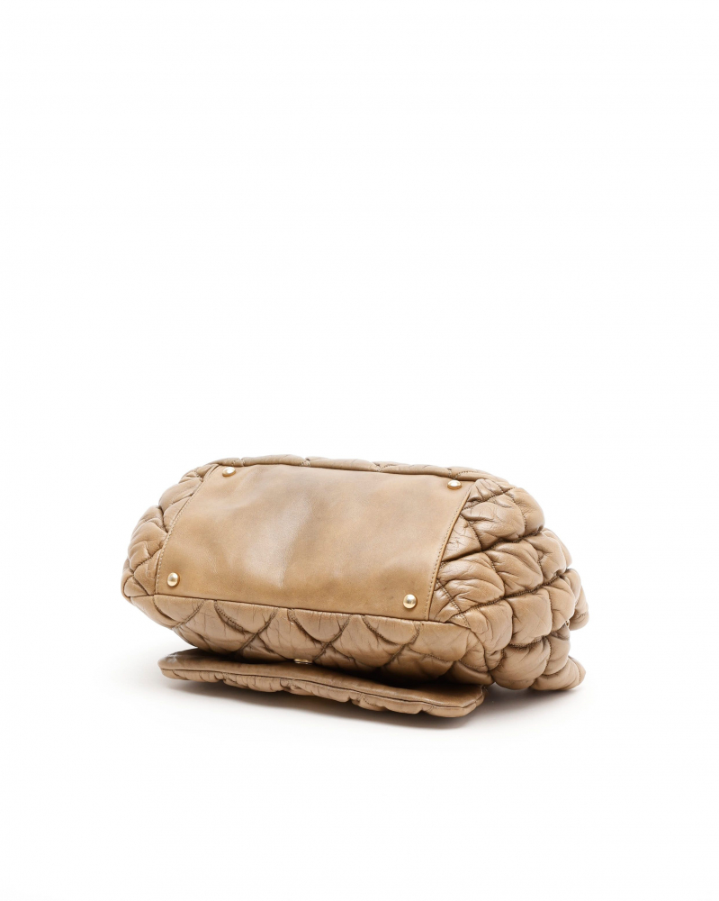 Chanel Bubble Quilt Accordian Flap Bag