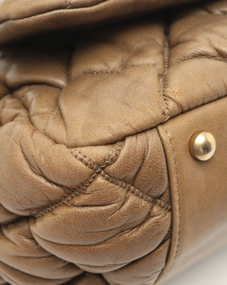 Chanel Bubble Quilt Accordian Flap Bag