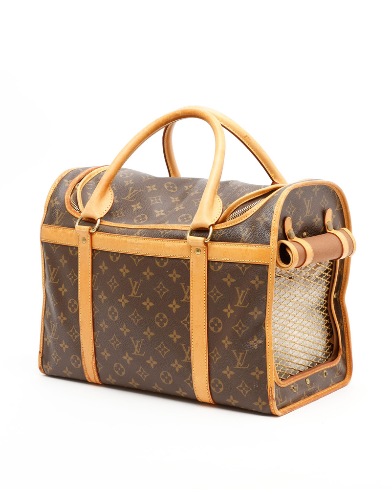 Louis Vuitton Sac Chien 40 Dog Carrier Bag