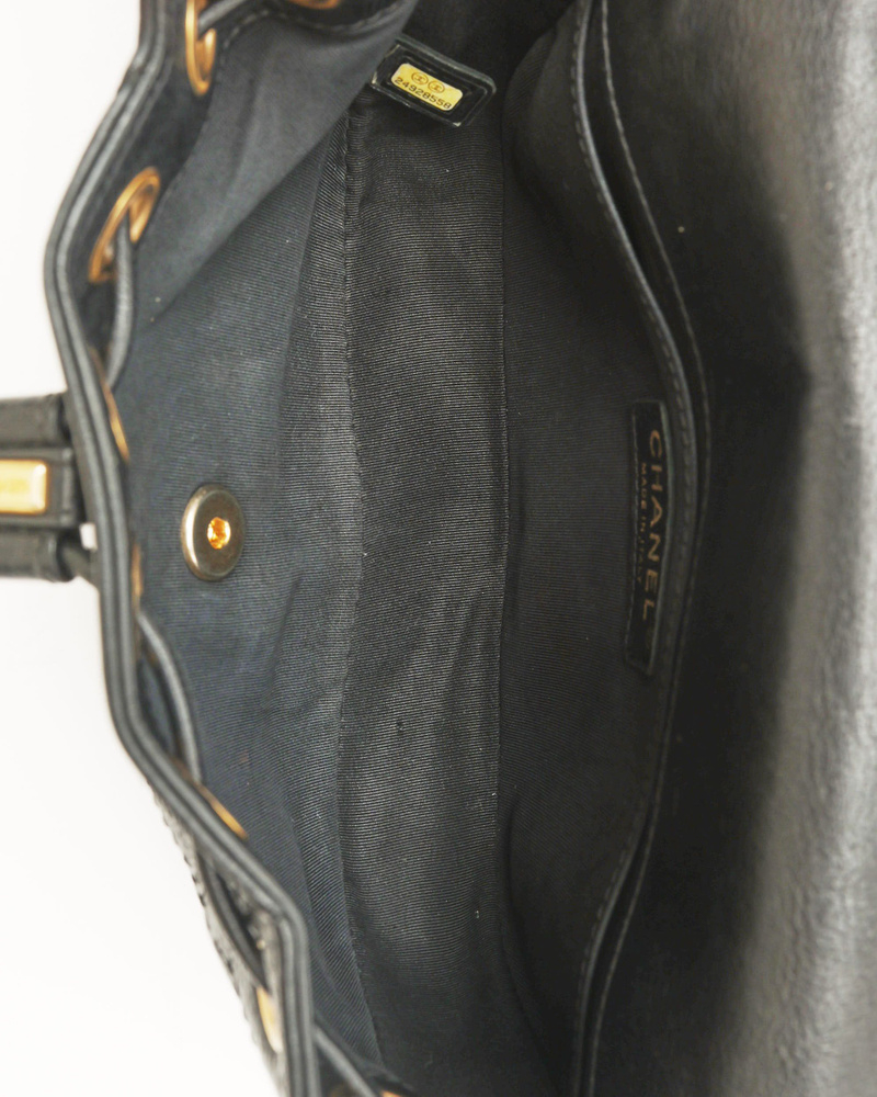 Chanel CC Chevron Single Flap Bag